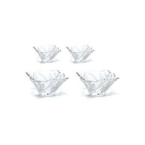  Mikasa Angelina Frost 4 1/2 Inch Small Glass Bowl, Set of 