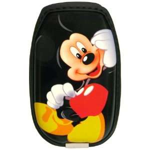  Motorola W370 Cell Phone Black Mickey Mouse Pouch Carrying 