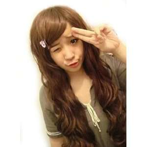  Cool2day Cute girls curly long LIGHT BROWN wig party wig 
