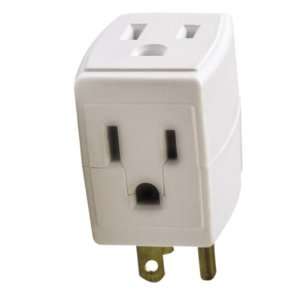  3 each Leviton Square 3 Outlet Adapter (FA 703/090A 