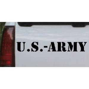 US Army Military Car Window Wall Laptop Decal Sticker    Black 54in X 
