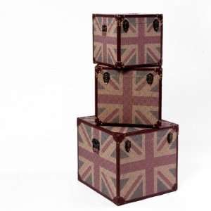  BEST UK Flag Trunks, Set of 3