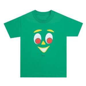  Gumby/Large Face Green T shirt Youth Small Health 