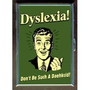  DYSLEXIA FUNNY CUTE ID CIGARETTE CASE WALLET Everything 