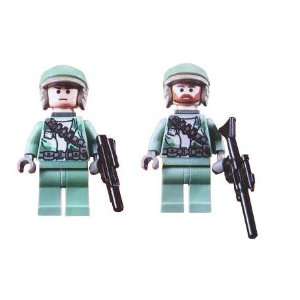  LEGO Rebel Commando x2 with long Blaster and short Blaster 