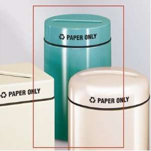 United Receptacle FG1630Pxx Barclay Round Paper Recycling Receptacle 
