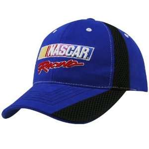 NASCAR Royal Blue Racing Bar Adjustable Hat  Sports 