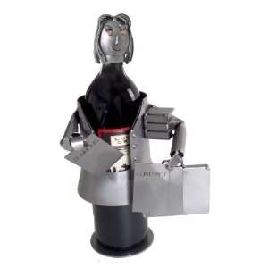  Attorney Wine Bottle Holder   Female Lawyer