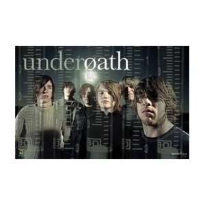  UNDEROATH Group Music Poster