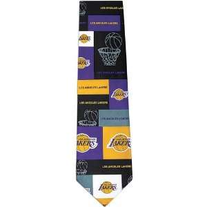 Lakers Ralph Marlin NBA Block & Play Tie Sports 