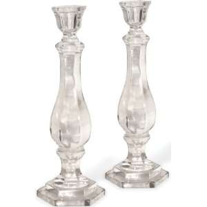  Kensington Collection Set of Two Crystal Candle Holders 