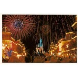   Fantasy In The Sky Fireworks 3x5 Postcard 0111 0255 