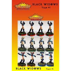    Black Widows Fantasy Football Miniatures Team #1 Toys & Games