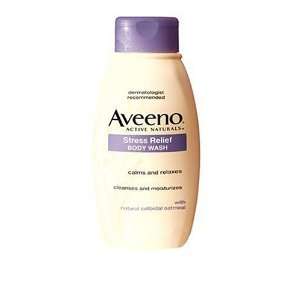 Aveeno Stress Relief Body Wash, Lavender, Chamomile and Ylang Ylang 