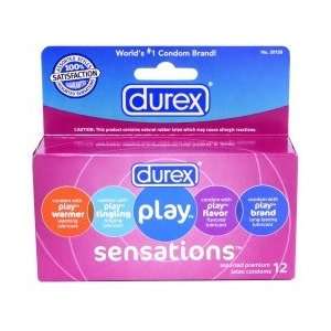  Durex Play Sensations Thins Condoms   Assorted Lubricants 