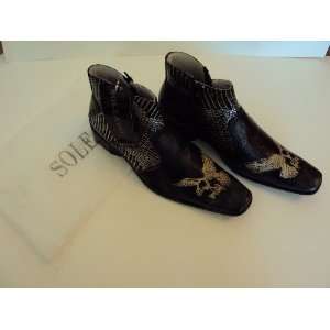  Soleado Italian Design Dress Boots Shoes   Size 7, 7.5, 9 