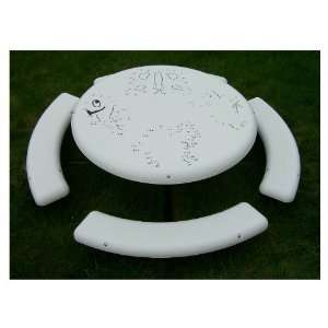  Ahrens Play & Learn Circle Plastic Patio Table RRT100(DOT 