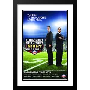Saturday Night Football (TV) 20x26 Framed and Double Matted TV Poster 