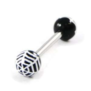  Tongue piercing Spider black. Jewelry
