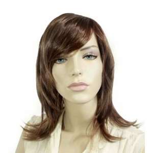  20 Medium auburn /bangs synthetic wig Beauty