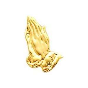  14K Gold Praying Hands Tie Tac Jewelry
