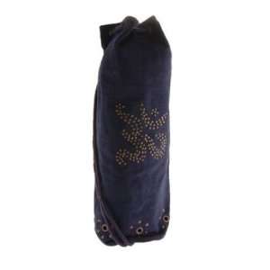 KushOasis OM101021 Navy Blue Yoga Bag   OMsutra Mahashakti Denim Bag 