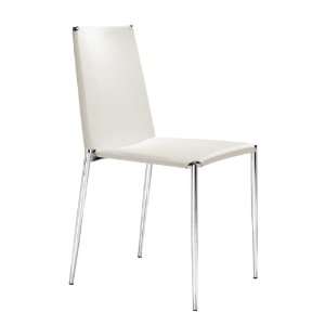   Modern Furniture Design Alex Chair White (Set Of 4) Leatherette 101106