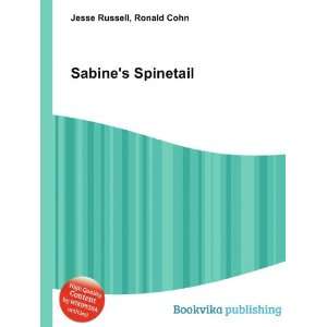  Sabines Spinetail Ronald Cohn Jesse Russell Books