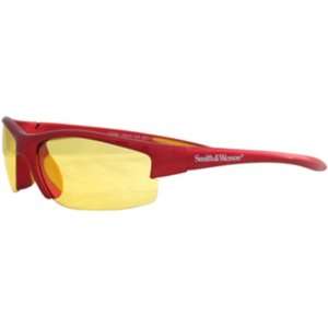 Smith & Wesson 3016310 Equalizer Safety Glasses   Red Frame   Amber 