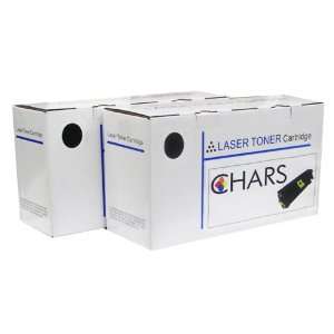  2 pk CHARS Brand Compatible Q6470A Black Toner Cartridge 