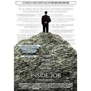  Inside Job (2010) 27 x 40 Movie Poster Spanish Style A 