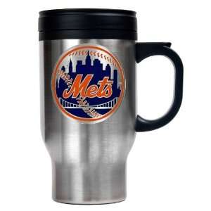  New York Mets 16oz Stainless Steel Travel Mug   Primary 