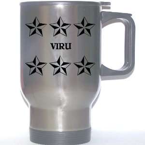  Personal Name Gift   VIRU Stainless Steel Mug (black 