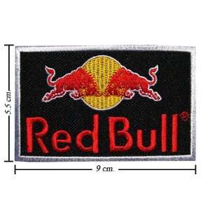 Red Bull Energy Drink Logo 1 Embroidered Iron on Patches From Thailand 