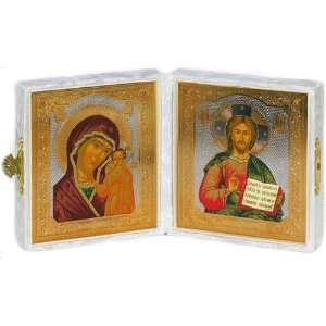  Christ & Virgin of Kazanskaya, Diptych Wedding Christian 