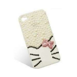  Hello Kitty Pearls & Diamante Whiskers Kawaii Iphone 4 /4s 