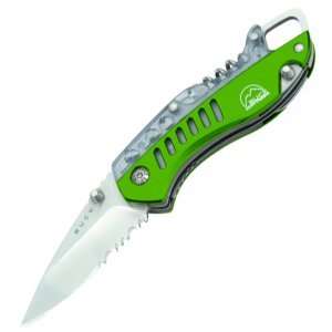  Buck Knives Summit, Aluminum Handle w/Green Scale 