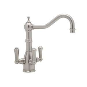 Rohl Faucets U 1475 Traditional Triflow 3 Lever Kitchen Faucet Inca 