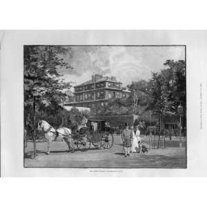  London Season  Marlborough House Antique Print 1895