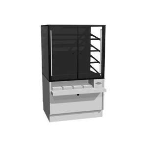   CSF4231 42 Flat Front Self Service Dry Pastry Case   Addenda Series