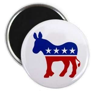  Creative Clam Democrat Donkey Liberal Politics 2.25 Fridge 