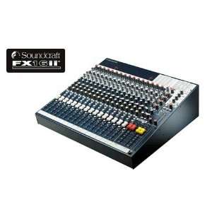  Soundcraft FX16II Mixer 16x2 RW5757US Musical Instruments