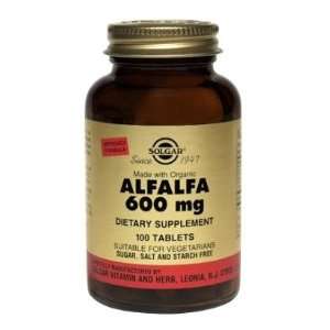  Alfalfa 600mg   100   Tablet