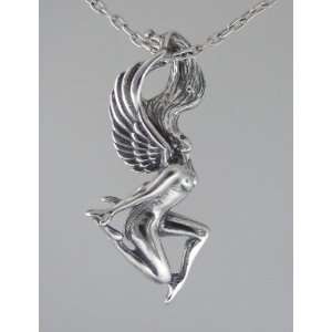    Dancing Fairy of Spring in Sterling Silver Made in America Jewelry
