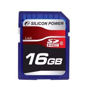  Silicon Power 16GB Class 2 SDHC Memory Card