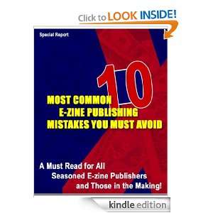 10 MOST COMMON E ZINE PUBLISHING MISTAKES YOU MUST AVOID,A Ought To 