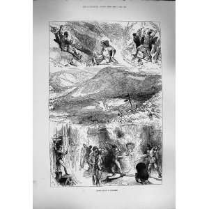  1877 Silver Mining Colorado Cornish Boys Tunnel Hills 