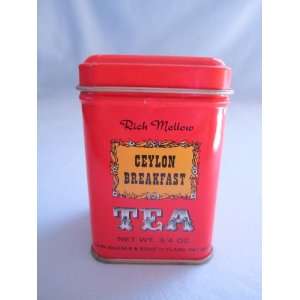  Vintage John Wagner & Sons  Ceylon Tea  Tin Can   2 1/2 