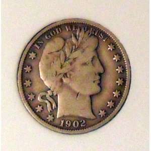  1902 BARBER HALF DOLLAR 