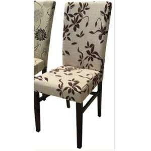  Set of Two Floral Dining Parson Chair By H.p.p